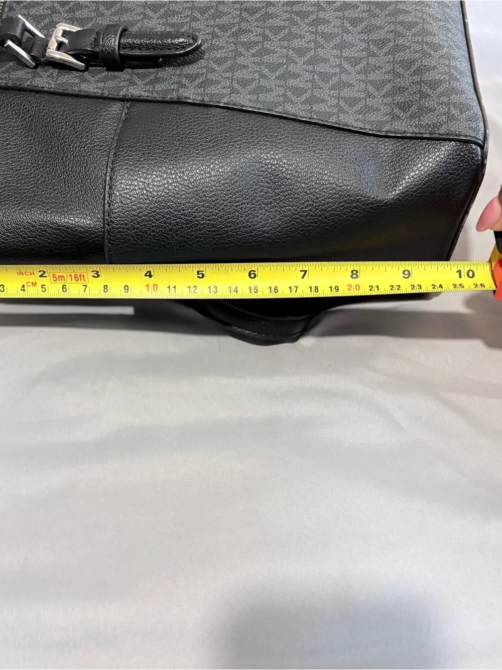 Michael Kors Gray and Black Signature MK Tote